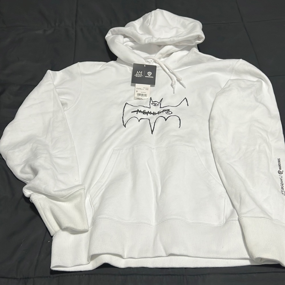 Jean Michel Basquiat white hoodie size small
